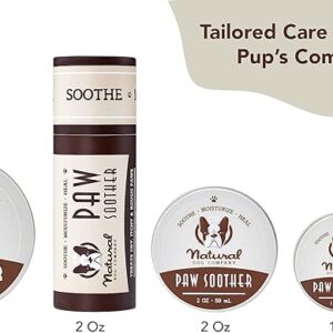 Natural Dog Company PAWSOOTHER | Organic, All-Natural | Heals Dry, Cracked, Rough Paw Pads | 2 oz Tin - Image 5
